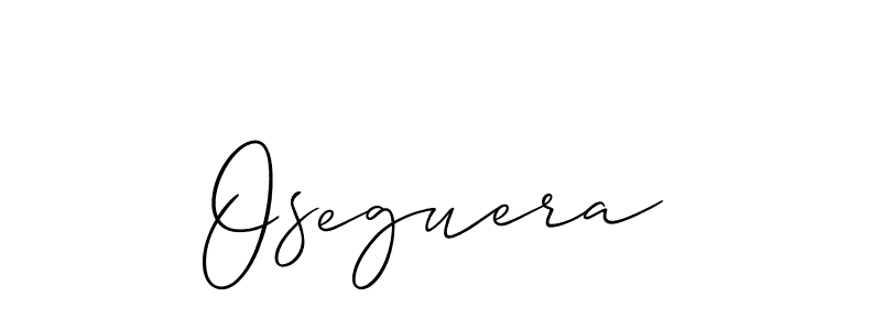 Also You can easily find your signature by using the search form. We will create Oseguera name handwritten signature images for you free of cost using Allison_Script sign style. Oseguera signature style 2 images and pictures png