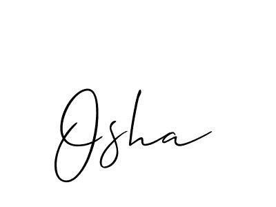 How to Draw Osha signature style? Allison_Script is a latest design signature styles for name Osha. Osha signature style 2 images and pictures png