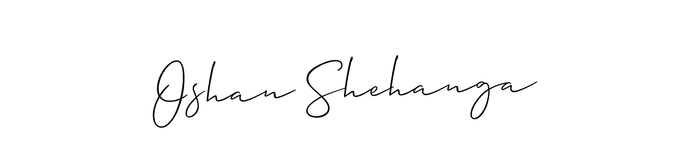 Make a short Oshan Shehanga signature style. Manage your documents anywhere anytime using Allison_Script. Create and add eSignatures, submit forms, share and send files easily. Oshan Shehanga signature style 2 images and pictures png