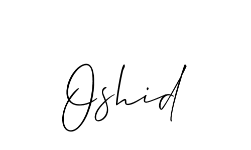 Also we have Oshid name is the best signature style. Create professional handwritten signature collection using Allison_Script autograph style. Oshid signature style 2 images and pictures png