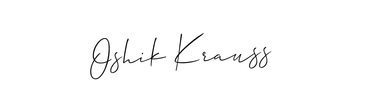 How to Draw Oshik Krauss signature style? Allison_Script is a latest design signature styles for name Oshik Krauss. Oshik Krauss signature style 2 images and pictures png