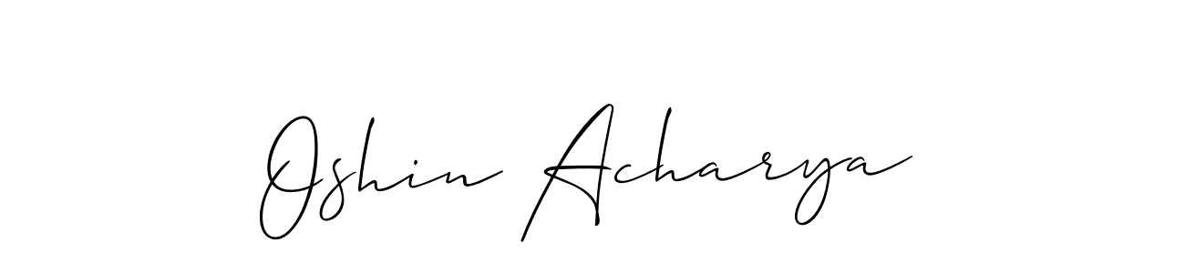 Best and Professional Signature Style for Oshin Acharya. Allison_Script Best Signature Style Collection. Oshin Acharya signature style 2 images and pictures png