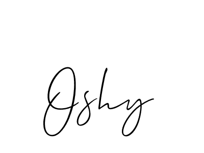 Make a beautiful signature design for name Oshy. Use this online signature maker to create a handwritten signature for free. Oshy signature style 2 images and pictures png