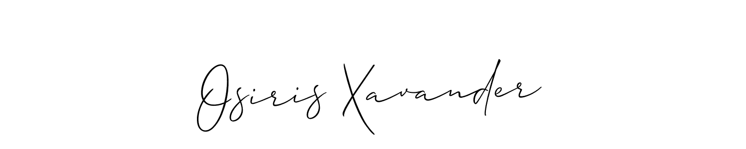 The best way (Allison_Script) to make a short signature is to pick only two or three words in your name. The name Osiris Xavander include a total of six letters. For converting this name. Osiris Xavander signature style 2 images and pictures png