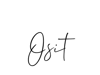 How to make Osit name signature. Use Allison_Script style for creating short signs online. This is the latest handwritten sign. Osit signature style 2 images and pictures png