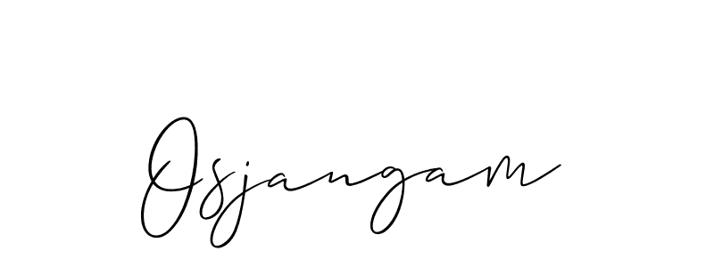 Once you've used our free online signature maker to create your best signature Allison_Script style, it's time to enjoy all of the benefits that Osjangam name signing documents. Osjangam signature style 2 images and pictures png
