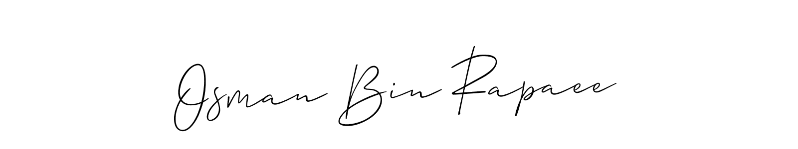 You can use this online signature creator to create a handwritten signature for the name Osman Bin Rapaee. This is the best online autograph maker. Osman Bin Rapaee signature style 2 images and pictures png