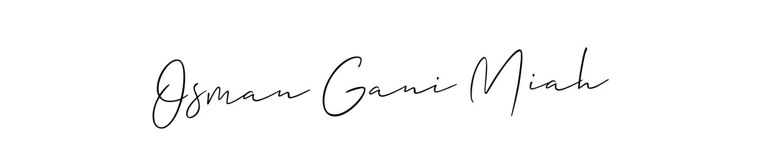 Make a beautiful signature design for name Osman Gani Miah. Use this online signature maker to create a handwritten signature for free. Osman Gani Miah signature style 2 images and pictures png