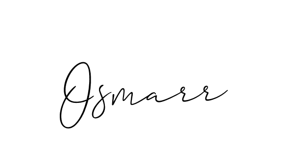 Use a signature maker to create a handwritten signature online. With this signature software, you can design (Allison_Script) your own signature for name Osmarr. Osmarr signature style 2 images and pictures png