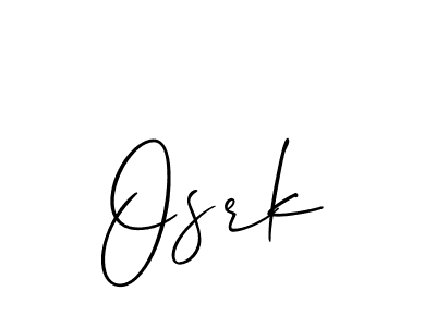 Best and Professional Signature Style for Osrk. Allison_Script Best Signature Style Collection. Osrk signature style 2 images and pictures png