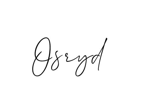 Make a beautiful signature design for name Osryd. Use this online signature maker to create a handwritten signature for free. Osryd signature style 2 images and pictures png