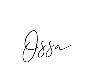 Similarly Allison_Script is the best handwritten signature design. Signature creator online .You can use it as an online autograph creator for name Ossa. Ossa signature style 2 images and pictures png