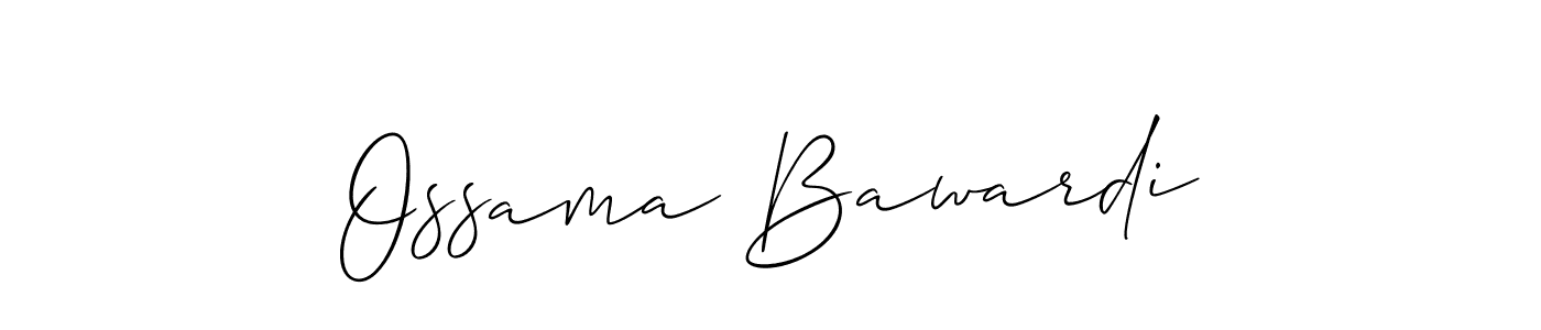 This is the best signature style for the Ossama Bawardi name. Also you like these signature font (Allison_Script). Mix name signature. Ossama Bawardi signature style 2 images and pictures png