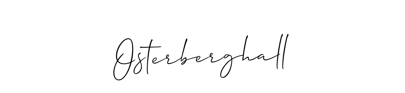Make a short Osterberghall signature style. Manage your documents anywhere anytime using Allison_Script. Create and add eSignatures, submit forms, share and send files easily. Osterberghall signature style 2 images and pictures png