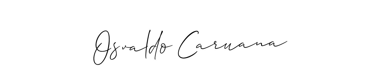 Make a short Osvaldo Caruana signature style. Manage your documents anywhere anytime using Allison_Script. Create and add eSignatures, submit forms, share and send files easily. Osvaldo Caruana signature style 2 images and pictures png
