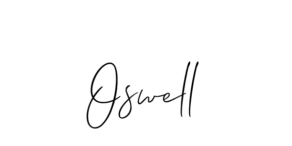 The best way (Allison_Script) to make a short signature is to pick only two or three words in your name. The name Oswell include a total of six letters. For converting this name. Oswell signature style 2 images and pictures png