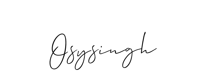 How to Draw Osysingh signature style? Allison_Script is a latest design signature styles for name Osysingh. Osysingh signature style 2 images and pictures png