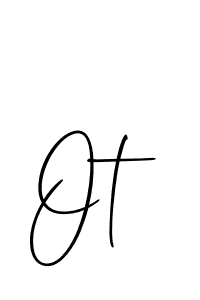 Make a beautiful signature design for name Ot. With this signature (Allison_Script) style, you can create a handwritten signature for free. Ot signature style 2 images and pictures png