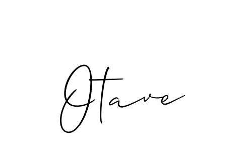 Also we have Otave name is the best signature style. Create professional handwritten signature collection using Allison_Script autograph style. Otave signature style 2 images and pictures png