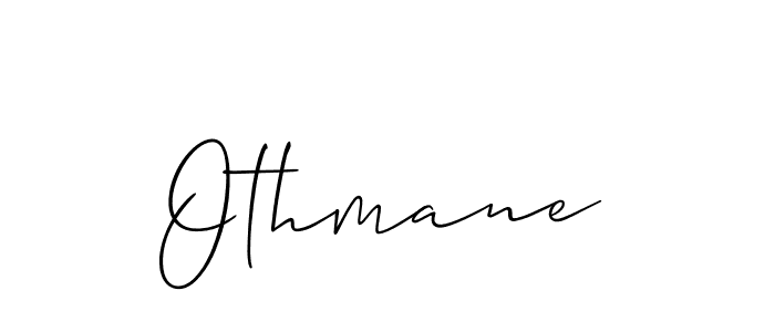 How to make Othmane signature? Allison_Script is a professional autograph style. Create handwritten signature for Othmane name. Othmane signature style 2 images and pictures png