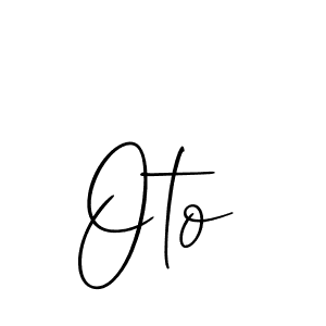 You should practise on your own different ways (Allison_Script) to write your name (Oto) in signature. don't let someone else do it for you. Oto signature style 2 images and pictures png