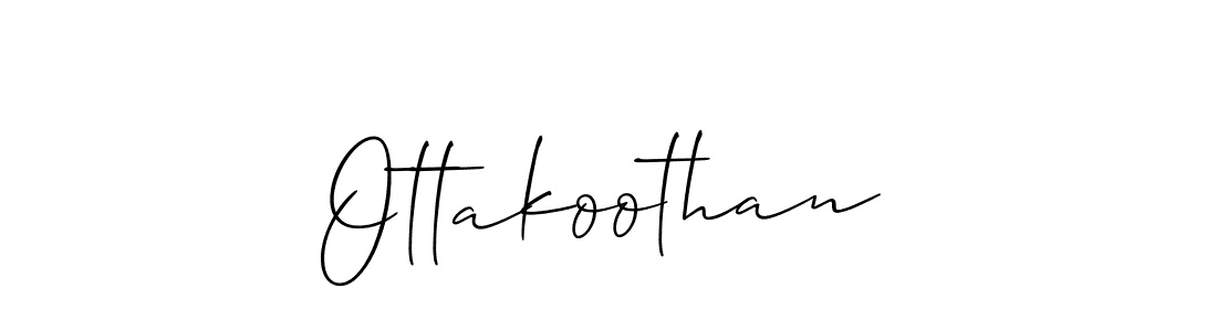 if you are searching for the best signature style for your name Ottakoothan. so please give up your signature search. here we have designed multiple signature styles  using Allison_Script. Ottakoothan signature style 2 images and pictures png