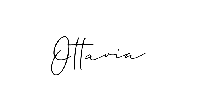 How to make Ottavia signature? Allison_Script is a professional autograph style. Create handwritten signature for Ottavia name. Ottavia signature style 2 images and pictures png