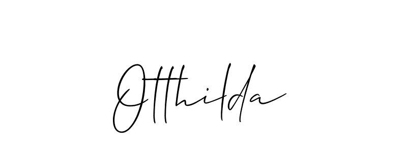 Design your own signature with our free online signature maker. With this signature software, you can create a handwritten (Allison_Script) signature for name Otthilda. Otthilda signature style 2 images and pictures png