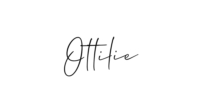 You should practise on your own different ways (Allison_Script) to write your name (Ottilie) in signature. don't let someone else do it for you. Ottilie signature style 2 images and pictures png