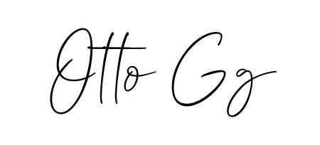 An effortless, minimalist signature concept for Otto Gg using Allison_Script design. Clean lines that look great on any document. Otto Gg signature style 2 images and pictures png