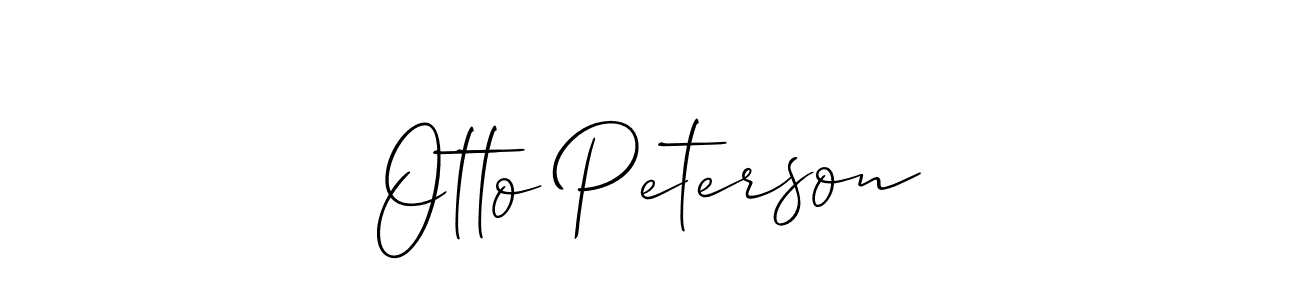 It looks lik you need a new signature style for name Otto Peterson. Design unique handwritten (Allison_Script) signature with our free signature maker in just a few clicks. Otto Peterson signature style 2 images and pictures png
