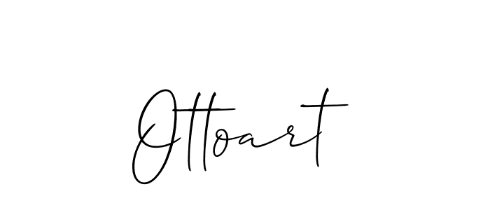 Create a beautiful signature design for name Ottoart. With this signature (Allison_Script) fonts, you can make a handwritten signature for free. Ottoart signature style 2 images and pictures png