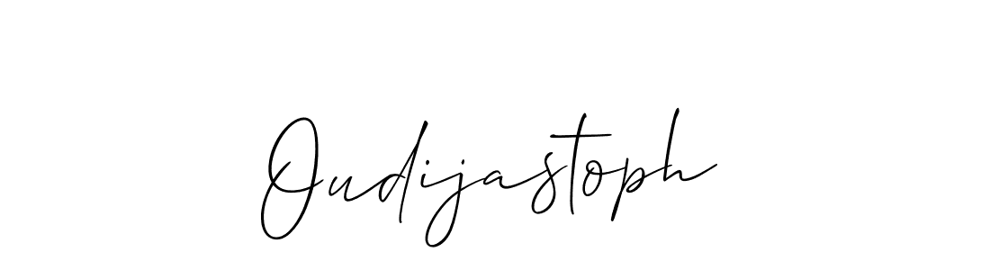 Also You can easily find your signature by using the search form. We will create Oudijastoph name handwritten signature images for you free of cost using Allison_Script sign style. Oudijastoph signature style 2 images and pictures png