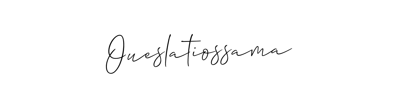 You can use this online signature creator to create a handwritten signature for the name Oueslatiossama. This is the best online autograph maker. Oueslatiossama signature style 2 images and pictures png