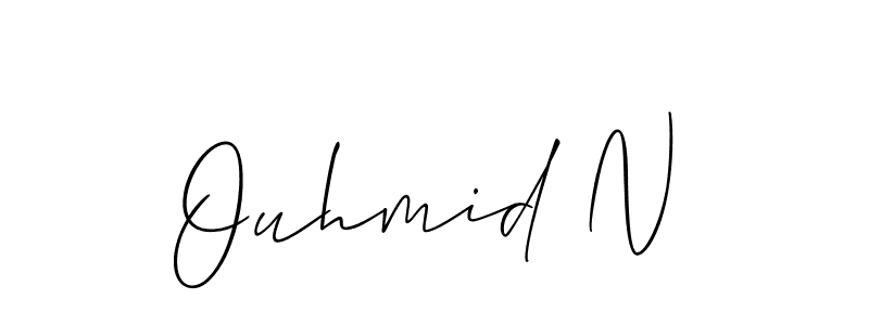 See photos of Ouhmid N official signature by Spectra . Check more albums & portfolios. Read reviews & check more about Allison_Script font. Ouhmid N signature style 2 images and pictures png