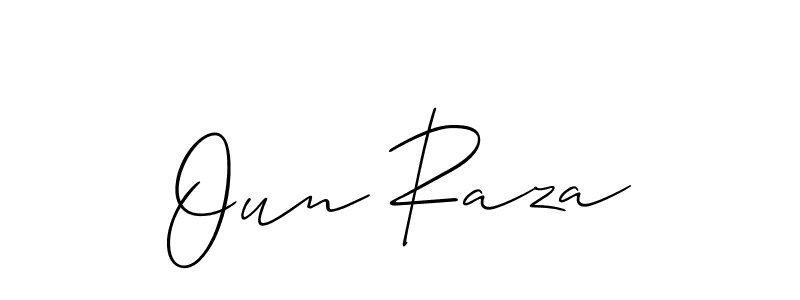 Here are the top 10 professional signature styles for the name Oun Raza. These are the best autograph styles you can use for your name. Oun Raza signature style 2 images and pictures png