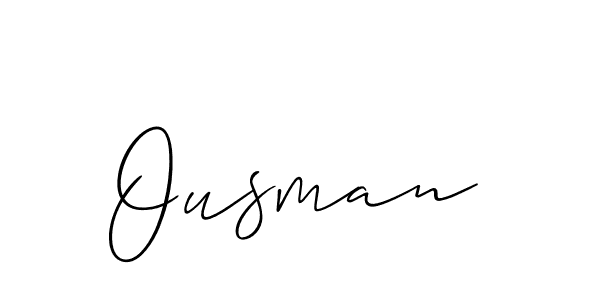 It looks lik you need a new signature style for name Ousman. Design unique handwritten (Allison_Script) signature with our free signature maker in just a few clicks. Ousman signature style 2 images and pictures png