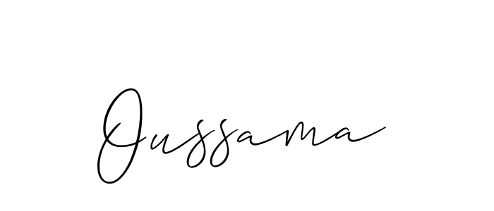 It looks lik you need a new signature style for name Oussama. Design unique handwritten (Allison_Script) signature with our free signature maker in just a few clicks. Oussama signature style 2 images and pictures png