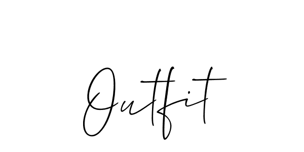 if you are searching for the best signature style for your name Outfit. so please give up your signature search. here we have designed multiple signature styles  using Allison_Script. Outfit signature style 2 images and pictures png