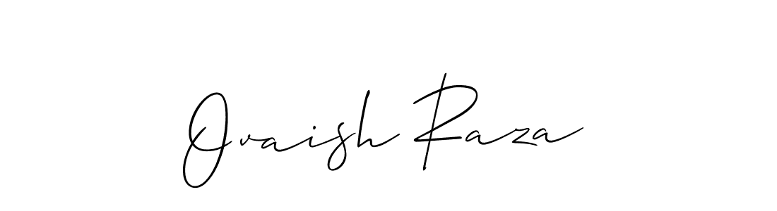 Also You can easily find your signature by using the search form. We will create Ovaish Raza name handwritten signature images for you free of cost using Allison_Script sign style. Ovaish Raza signature style 2 images and pictures png