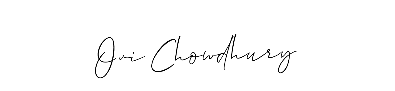 You can use this online signature creator to create a handwritten signature for the name Ovi Chowdhury. This is the best online autograph maker. Ovi Chowdhury signature style 2 images and pictures png