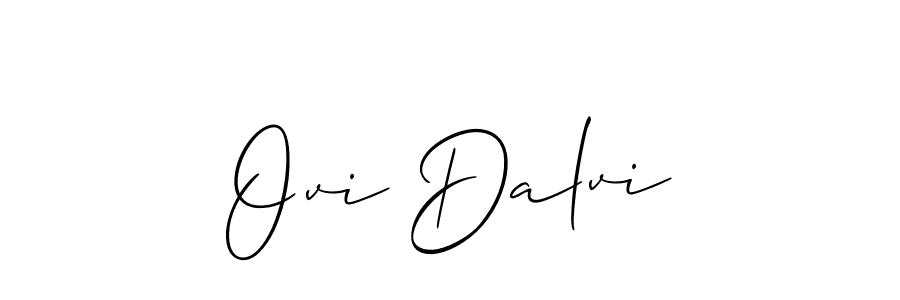 Once you've used our free online signature maker to create your best signature Allison_Script style, it's time to enjoy all of the benefits that Ovi Dalvi name signing documents. Ovi Dalvi signature style 2 images and pictures png