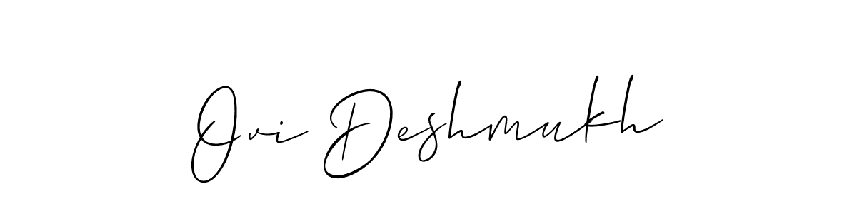 See photos of Ovi Deshmukh official signature by Spectra . Check more albums & portfolios. Read reviews & check more about Allison_Script font. Ovi Deshmukh signature style 2 images and pictures png