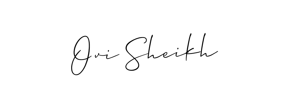 Once you've used our free online signature maker to create your best signature Allison_Script style, it's time to enjoy all of the benefits that Ovi Sheikh name signing documents. Ovi Sheikh signature style 2 images and pictures png