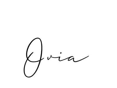 You should practise on your own different ways (Allison_Script) to write your name (Ovia) in signature. don't let someone else do it for you. Ovia signature style 2 images and pictures png