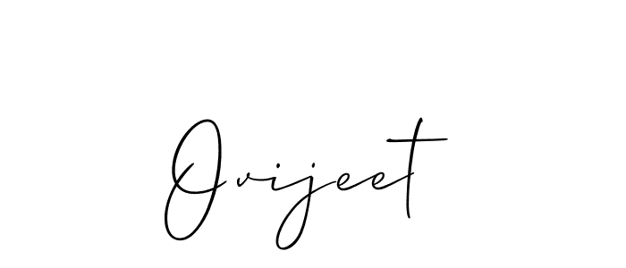 How to Draw Ovijeet signature style? Allison_Script is a latest design signature styles for name Ovijeet. Ovijeet signature style 2 images and pictures png
