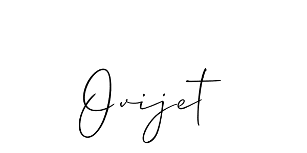 How to Draw Ovijet signature style? Allison_Script is a latest design signature styles for name Ovijet. Ovijet signature style 2 images and pictures png