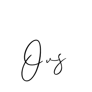 Also we have Ovs name is the best signature style. Create professional handwritten signature collection using Allison_Script autograph style. Ovs signature style 2 images and pictures png