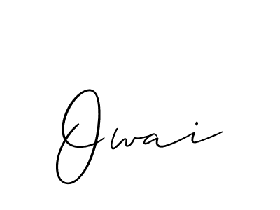Make a beautiful signature design for name Owai. Use this online signature maker to create a handwritten signature for free. Owai signature style 2 images and pictures png
