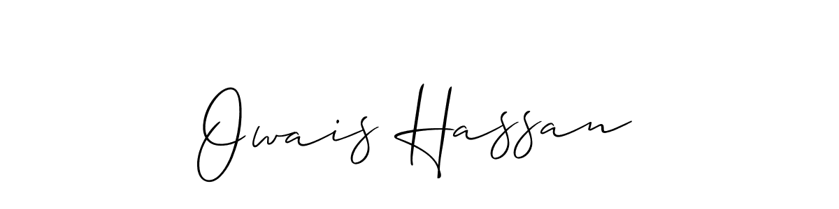 Owais Hassan stylish signature style. Best Handwritten Sign (Allison_Script) for my name. Handwritten Signature Collection Ideas for my name Owais Hassan. Owais Hassan signature style 2 images and pictures png